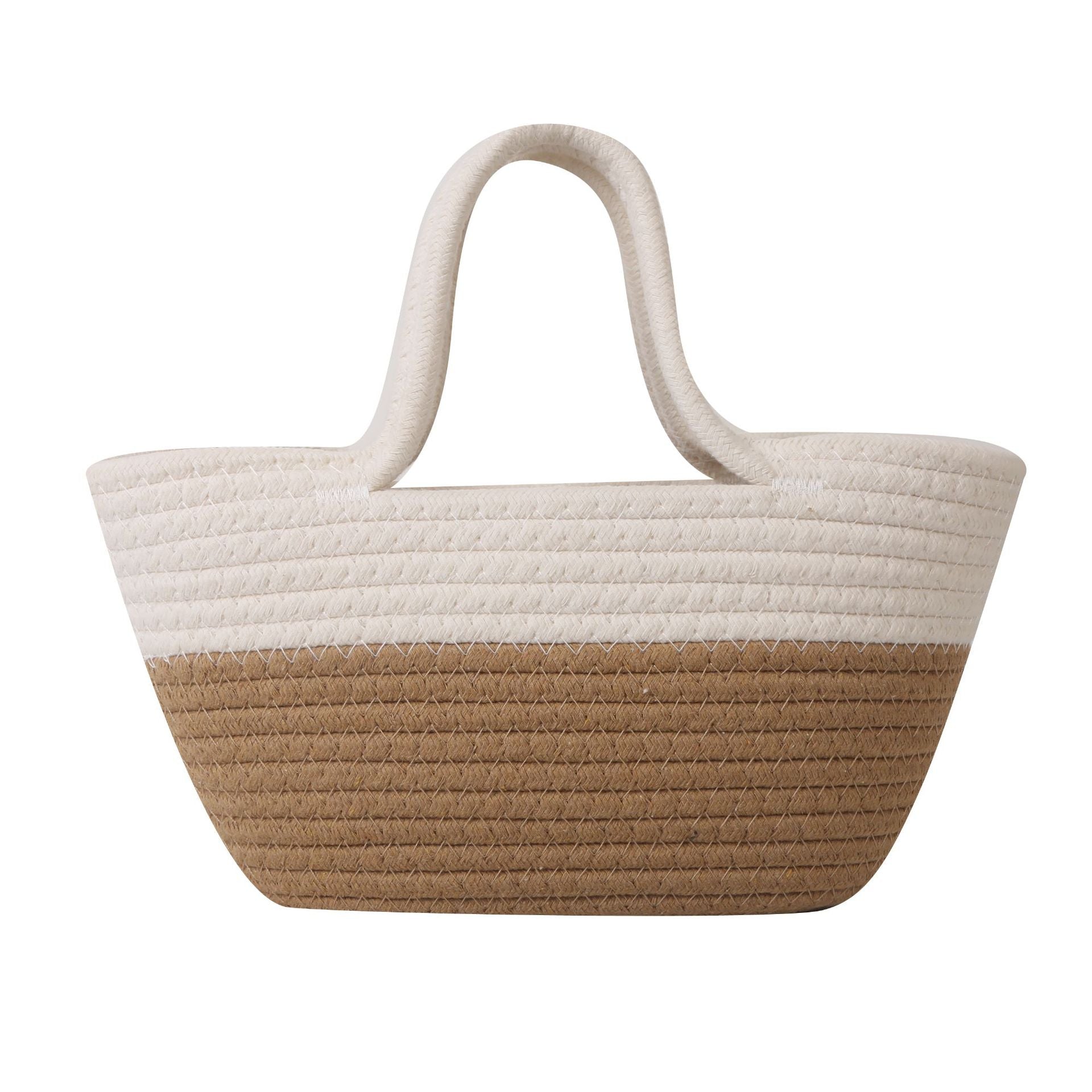 Wholesale Large Capacity Spliced Cotton Woven Bags